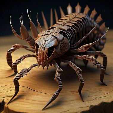 3D model Scolopendra mirabilis (STL)